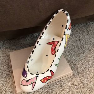 Vintage Robin Sterling Ceramic Shoe
